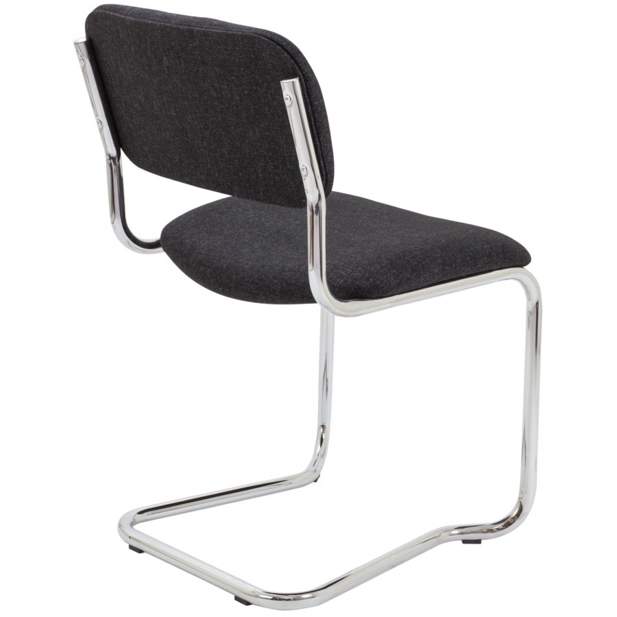 Summit Cantilever Stacking Fabric Visitor Chair 